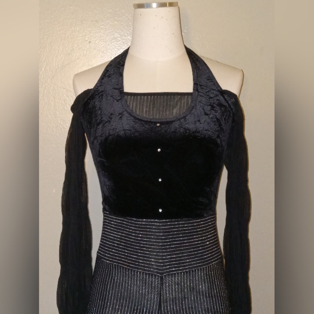 #101 Black Dancewear Jumpsuit ! - Picture 2 of 13